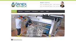 Desktop Screenshot of ornektemizlik.com