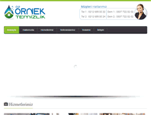 Tablet Screenshot of ornektemizlik.com